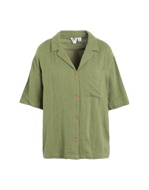 【送料無料】 ロキシー レディース シャツ トップス Solid color shirts & blouses Military green