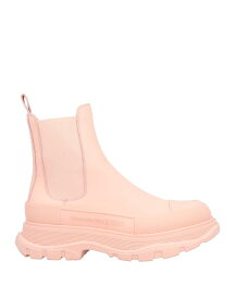 【送料無料】 アレキサンダー・マックイーン レディース ブーツ・レインブーツ ブーティ シューズ Ankle boot Pink