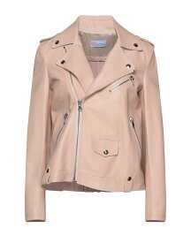 【送料無料】 レッドバレンティノ レディース ジャケット・ブルゾン アウター Biker jacket Blush