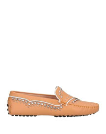 【送料無料】 トッズ レディース スリッポン・ローファー シューズ Loafers Apricot