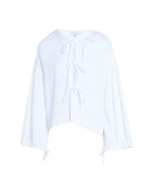 【送料無料】 トップショップ レディース シャツ トップス Solid color shirts & blouses White