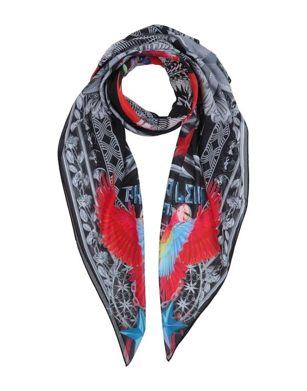 豊富なギフト フィリッププレイン レディース マフラー ストール スカーフ アクセサリー Scarves and foulards Black 
