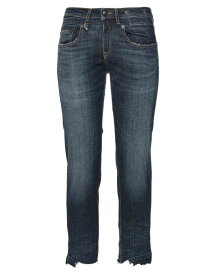 【送料無料】 アールサーティーン レディース デニムパンツ ジーンズ ボトムス Denim pants Blue