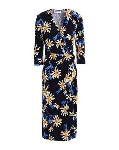 �_�C�A�� �t�H�� �t�@�X�e���o�[�O ���f�B�[�X �h���X �~�f�B�䃏���s�[�X DIANE VON FURSTENBERG �Ђ��䃏���s�[�X Navy �l�C�r�[