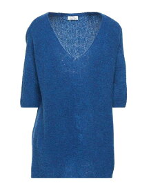 【送料無料】 アメリカンヴィンテージ レディース ニット・セーター アウター Sweater Bright blue