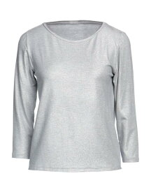 【送料無料】 マジェスティック レディース Tシャツ トップス T-shirt Silver