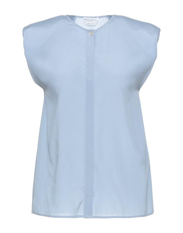  バランタイン レディース シャツ トップス Solid color shirts  blouses Sky blue