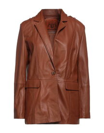 【送料無料】 トラサルディ レディース ジャケット・ブルゾン ブレザー アウター Blazer Brown