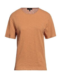 【送料無料】 セオリー レディース Tシャツ トップス Basic T-shirt Camel