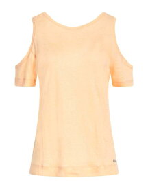 【送料無料】 ピンコ レディース Tシャツ トップス T-shirt Apricot