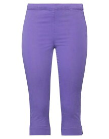 【送料無料】 ロッソピューロ レディース カジュアルパンツ クロップドパンツ ボトムス Cropped pants & culottes Purple