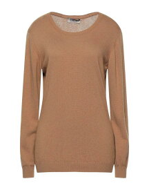 【送料無料】 ティーエスディ12 レディース ニット・セーター アウター Sweater Camel