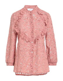 【送料無料】 ソーアリュール レディース シャツ トップス Lace shirts & blouses Pastel pink