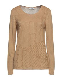 【送料無料】 ティーエスディ12 レディース ニット・セーター アウター Sweater Camel