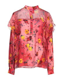 【送料無料】 ブルマリン レディース シャツ トップス Floral shirts & blouses Red