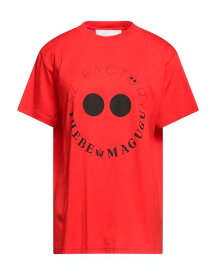 【送料無料】 AZファクトリー レディース Tシャツ トップス T-shirt Red