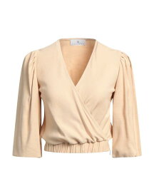 【送料無料】 ハブワン レディース シャツ ブラウス トップス Blouse Beige