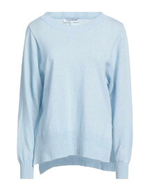 【送料無料】 ヨーロピアンカルチャー レディース ニット・セーター アウター Sweater Sky blue