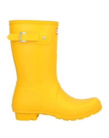 【送料無料】 ハンター レディース ブーツ・レインブーツ シューズ Boots Yellow