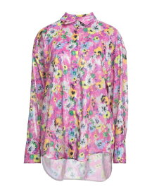 【送料無料】 エムエスジイエム レディース シャツ トップス Floral shirts & blouses Mauve