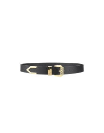 【送料無料】 ヴェルサーチ レディース ベルト アクセサリー Regular belt Black