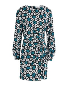 �_�C�A�� �t�H�� �t�@�X�e���o�[�O ���f�B�[�X �g�b�v�X �����s�[�X DIANE VON FURSTENBERG �~�j�����s�[�X�E�h���X Black �u���b�N