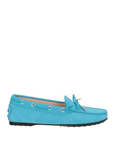 �g�b�Y ���f�B�[�X �V���[�Y �X���b�|���E���[�t�@�[ TOD'S ���J�V�� Turquoise Blue �u���[