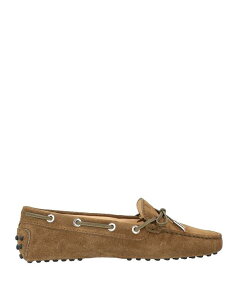 �g�b�Y ���f�B�[�X �V���[�Y �X���b�|���E���[�t�@�[ TOD'S ���J�V�� Light Brown �u���E��
