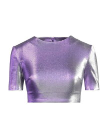 【送料無料】 エリア レディース Tシャツ トップス T-shirt Purple