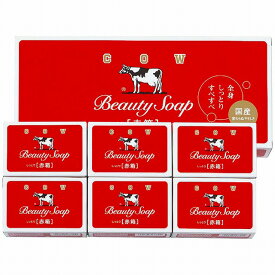 牛乳石鹸　赤箱6個入