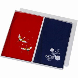 正絹ちりめん刺繍金封ふくさ 慶弔セット
