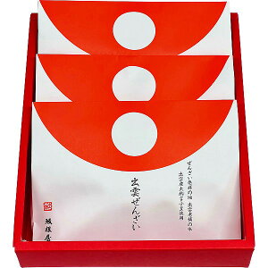 出雲ぜんざい 出雲 坂根屋 坂根屋 紅白餅入り出雲ぜんざい(3個)