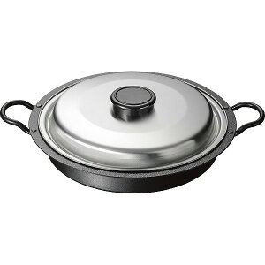 燕三 燕三 IH対応 鉄 焼肉・餃子鍋(26┣cm┫)蓋付