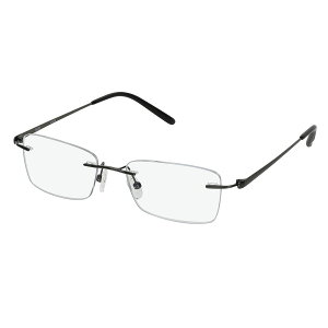 MIDIリムレス ふちなし メガネ 度入り 度あり メンズ フチなし 度付き メガネフレーム ふちなし 縁無し 縁なし リムレス 度付き 眼鏡 ツーポイント チタン 鯖江ラボでの丁寧なレンズ加工・調