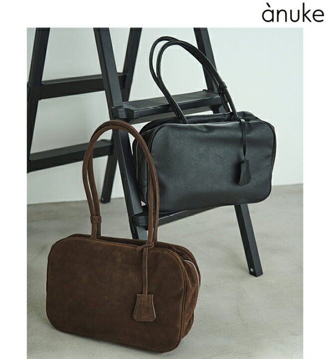 楽天市場】【即日発送】anuke アンヌーク Ecoleather Boston Bag 