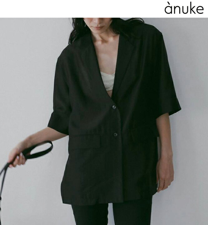 楽天市場】【即日発送】anuke アンヌーク Sheer Halfsleeve Jacket 