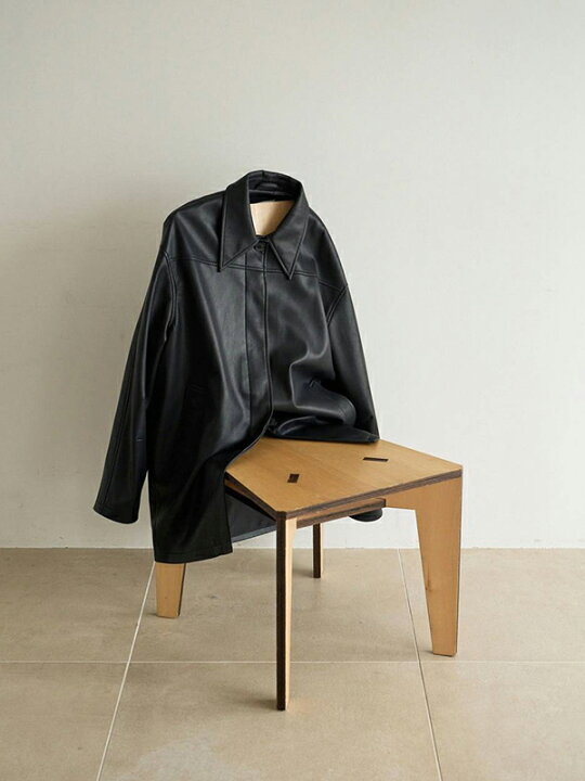 楽天市場】【予約商品】anuke アンヌーク Ecoleather Over Jacket 