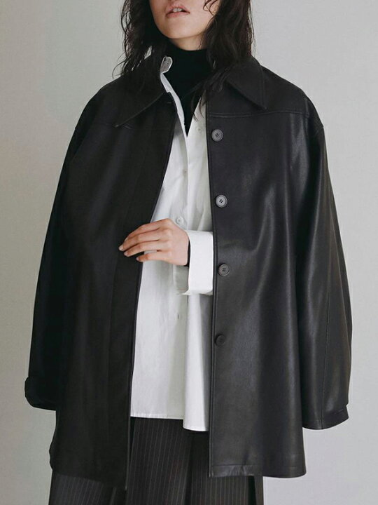 楽天市場】【予約商品】anuke アンヌーク Ecoleather Over Jacket 
