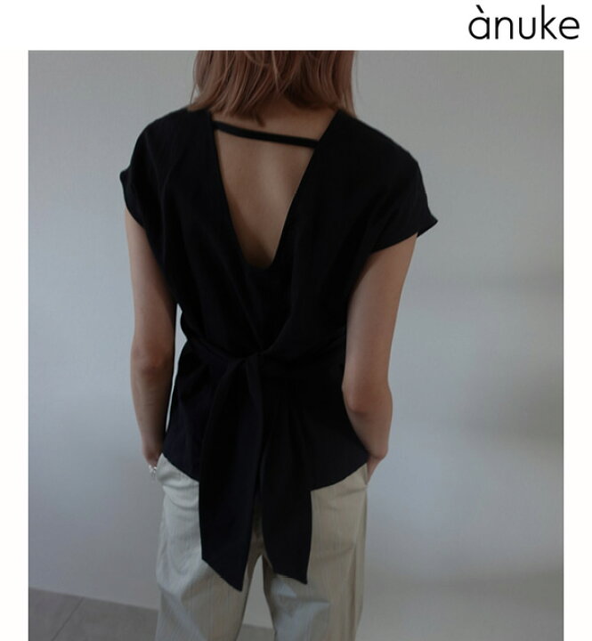 楽天市場】【SOLD OUT】anuke アンヌーク /Linen Cachecoeur Tops 