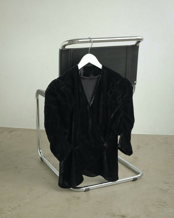 楽天市場】【SOLD OUT】anuke アンヌーク Gather Velour Blouse 