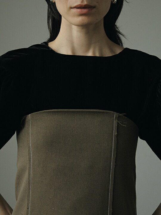 楽天市場】【SOLD OUT】anuke アンヌーク Gather Velour Blouse 