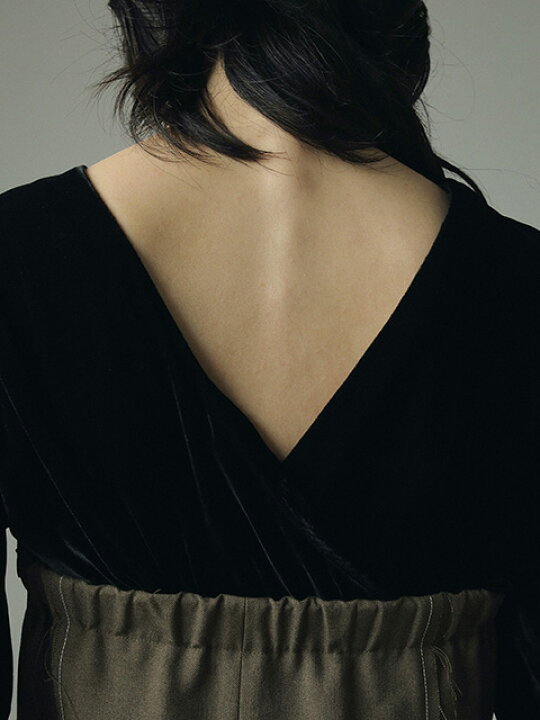 楽天市場】【SOLD OUT】anuke アンヌーク Gather Velour Blouse 