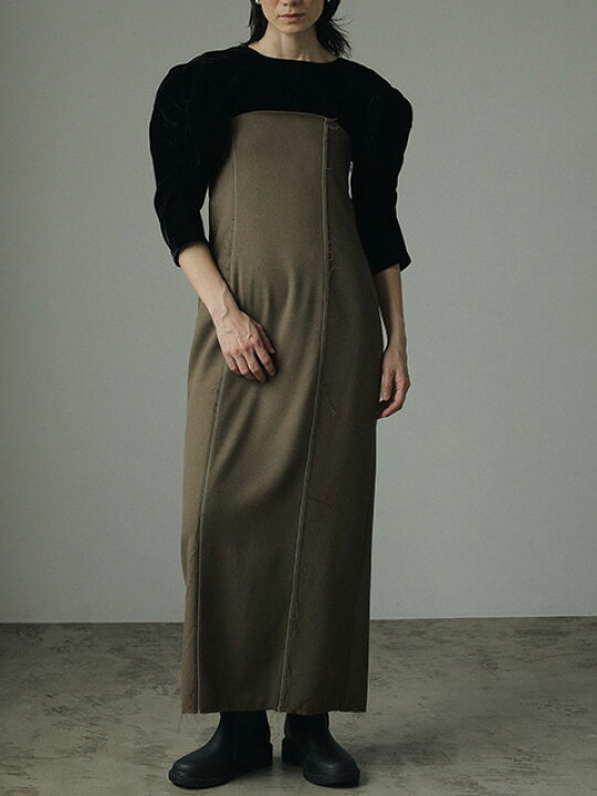 anuke 惚れこん Gather Velour Blouse アンヌーク