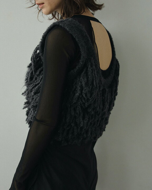 楽天市場】【SOLD OUT】anuke アンヌーク Fringe Knit Bustier 