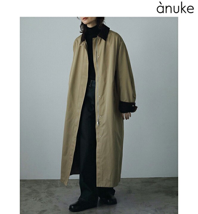 楽天市場】【SOLD OUT】anuke アンヌーク Twill Soutiencollar Coat 