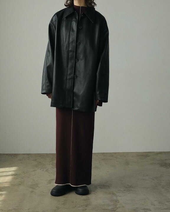 楽天市場】【即日発送】anuke アンヌーク Ecoleather Over Jacket 