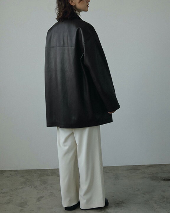 楽天市場】【即日発送】anuke アンヌーク Ecoleather Over Jacket 