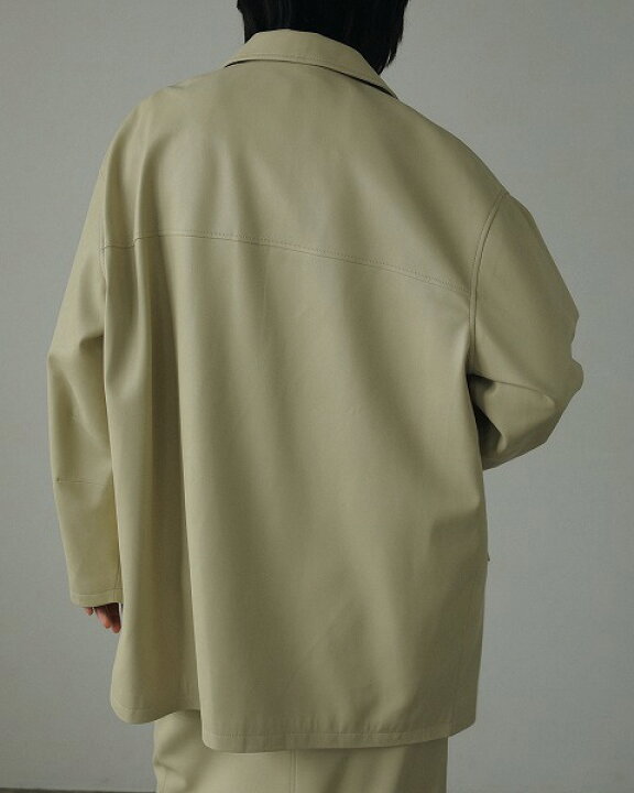 楽天市場】【即日発送】anuke アンヌーク Ecoleather Over Jacket 