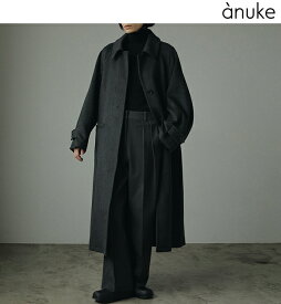 【予約商品】anuke アンヌーク Wool Soutiencollar Coat 62420005 11月末～12月末入荷予定 後払い決済利用不可 2024FallWinter 2024秋冬 新作 キャンセル返品不可 先行予約