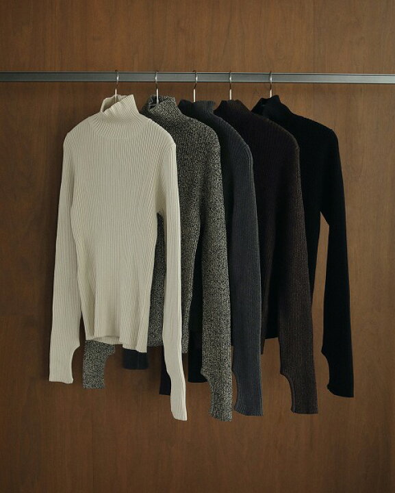 楽天市場】【SOLD OUT】anuke アンヌーク Slit Turtle Knit 62420518 